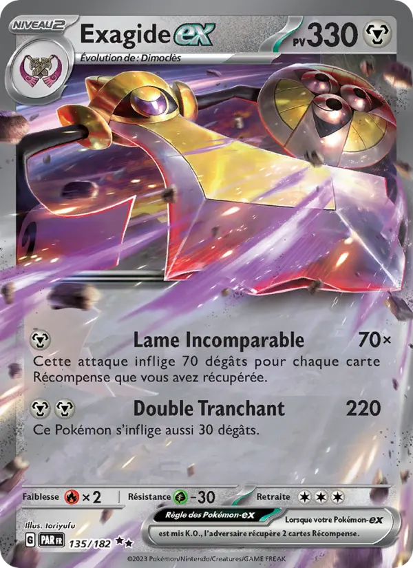 Carte Pokemon 135/182 Exagide-ex | LorenZone