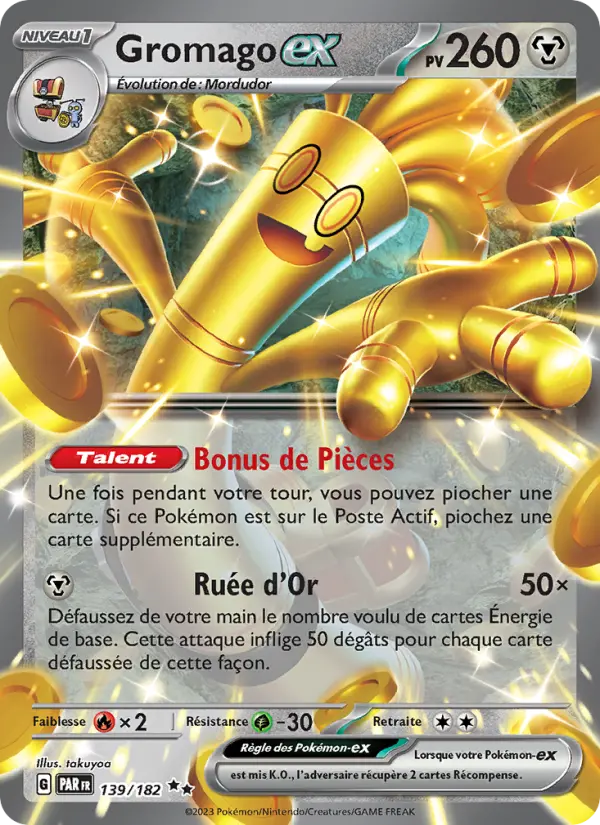 Carte Pokemon 139/182 Gromago-ex | LorenZone