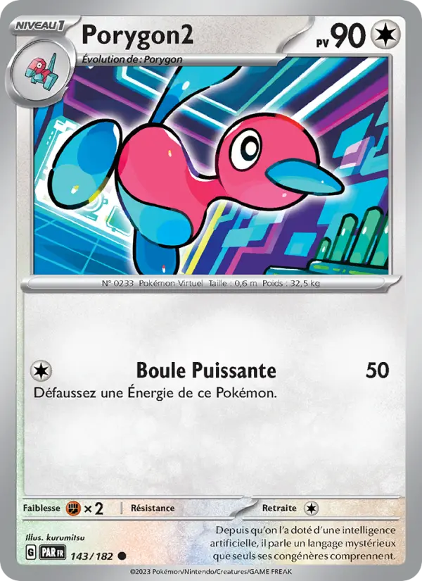 Carte Pokemon 143/182 Porygon2 | LorenZone
