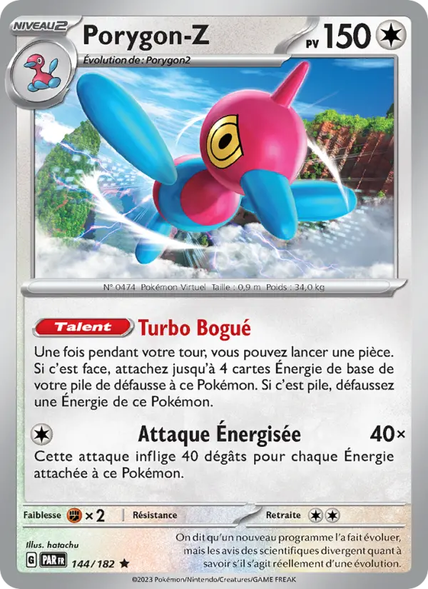 Carte Pokemon 144/182 Porygon-Z Holo | LorenZone