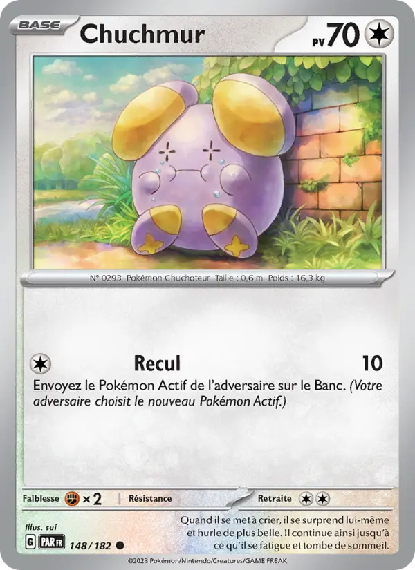 Carte Pokemon 148/182 Chuchmur | LorenZone