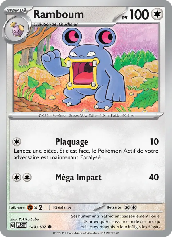 Carte Pokemon 149/182 Ramboum | LorenZone