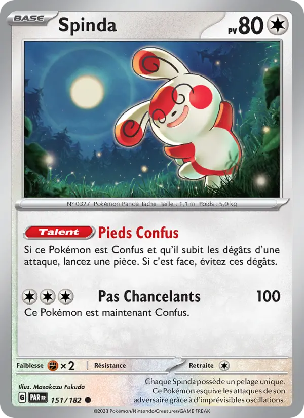 Carte Pokemon 151/182 Spinda | LorenZone