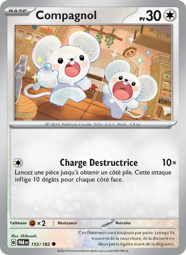 Carte Pokemon 153/182 Compagnol | LorenZone
