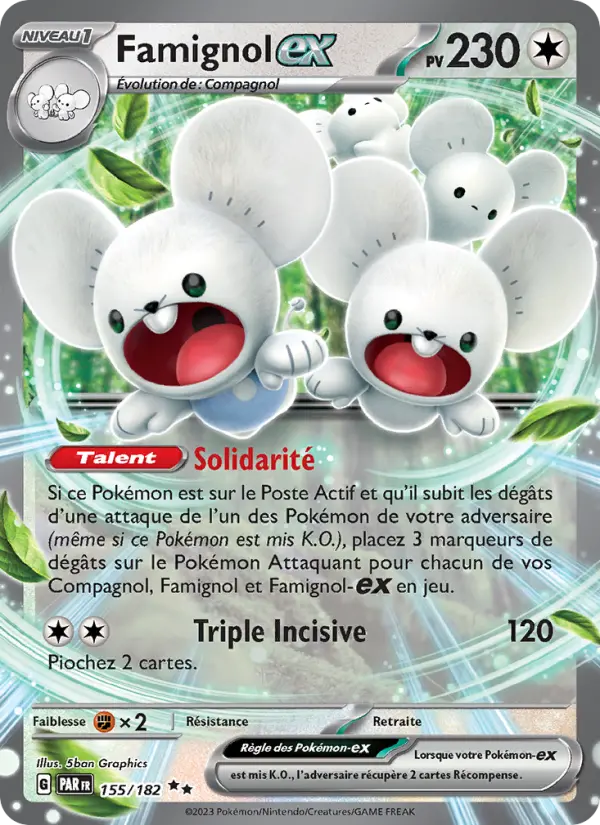 Carte Pokemon 155/182 Famignol-ex | LorenZone