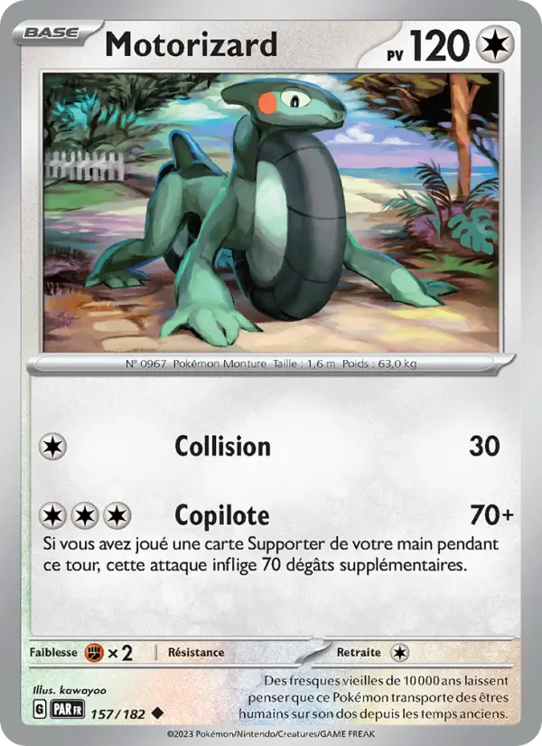 Carte Pokemon 157/182 Motorizard | LorenZone