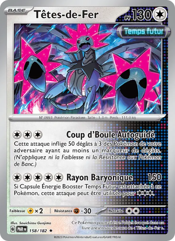 Carte Pokemon 158/182 Têtes-de-Fer Holo | LorenZone