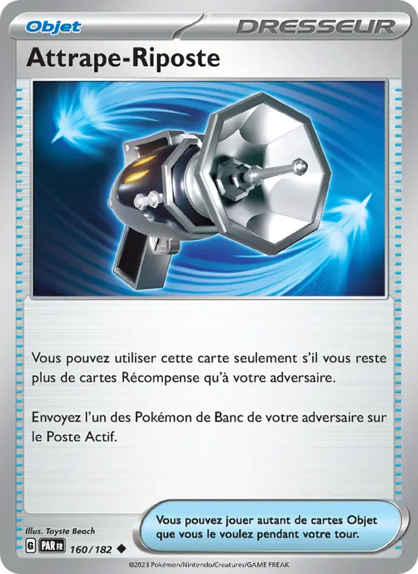 Carte Pokemon 160/182 Attrape-Riposte | LorenZone