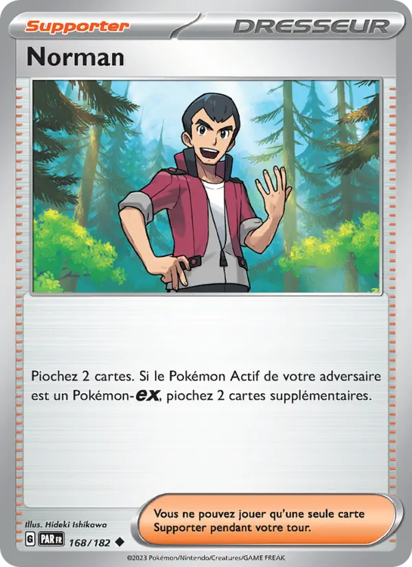 Carte Pokemon 168/182 Norman | LorenZone