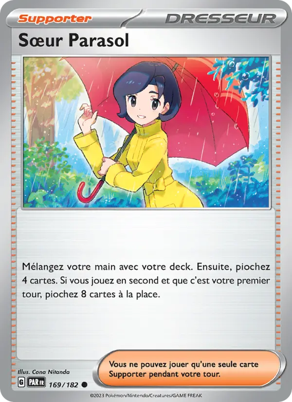 Carte Pokemon 169/182 Sœur Parasol | LorenZone