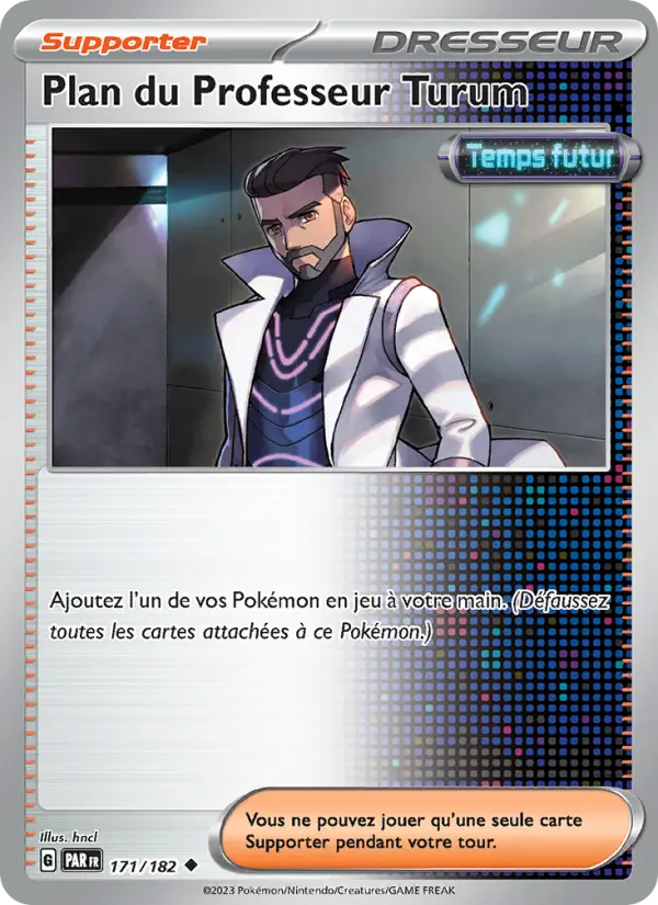 Carte Pokemon 171/182 Plan du Professeur Turum | LorenZone