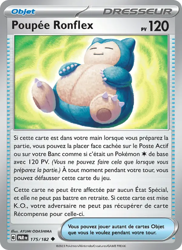 Carte Pokemon 175/182 Poupée Ronflex | LorenZone