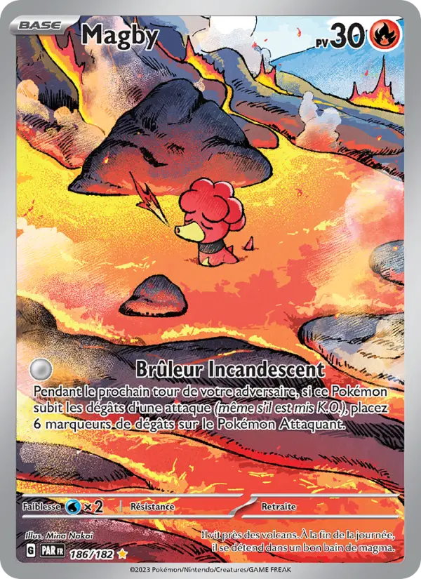 Carte Pokemon 186/182 Magby Illustration Rare | LorenZone