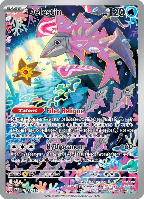 Carte Pokemon 192/182 Délestin Illustration Rare | LorenZone