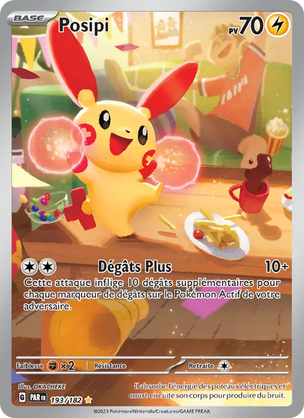 Carte Pokemon 193/182 Posipi Illustration Rare | LorenZone