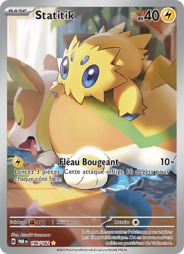 Carte Pokemon 196/182 Statitik Illustration Rare | LorenZone
