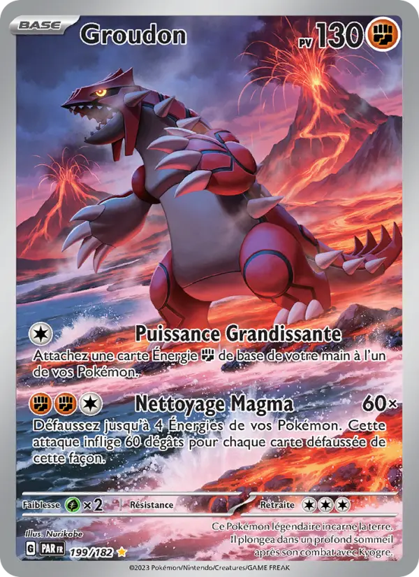Carte Pokemon 199/182 Groudon Illustration Rare | LorenZone