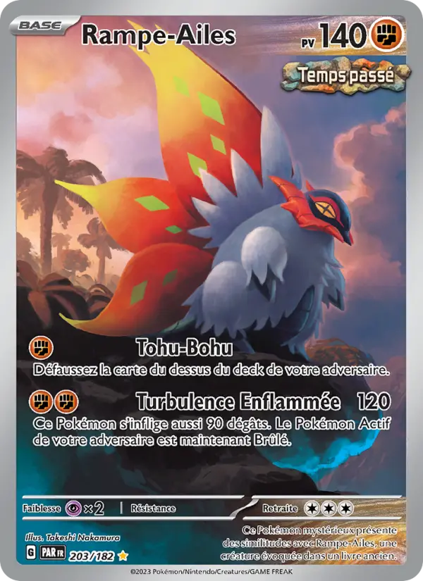 Carte Pokemon 203/182 Rampe-Ailes Illustration Rare | LorenZone