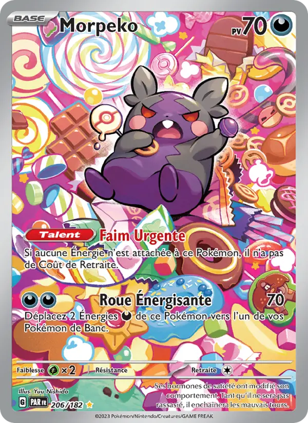 Carte Pokemon 206/182 Morpeko Illustration Rare | LorenZone