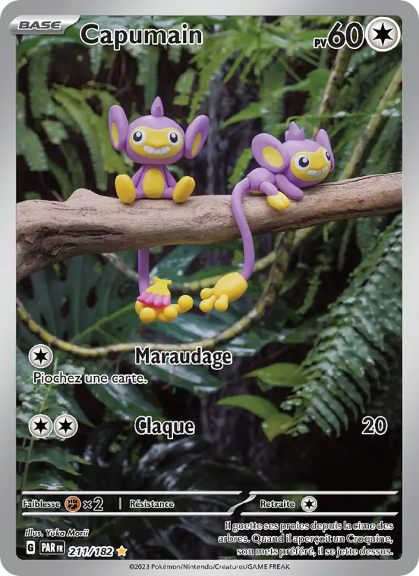 Carte Pokemon 211/182 Capumain Illustration Rare | LorenZone