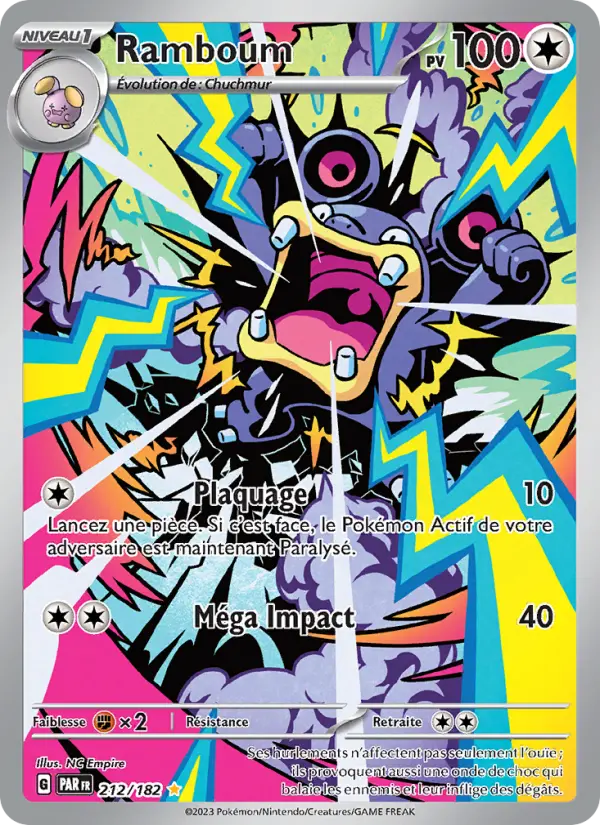 Carte Pokemon 212/182 Ramboum Illustration Rare | LorenZone