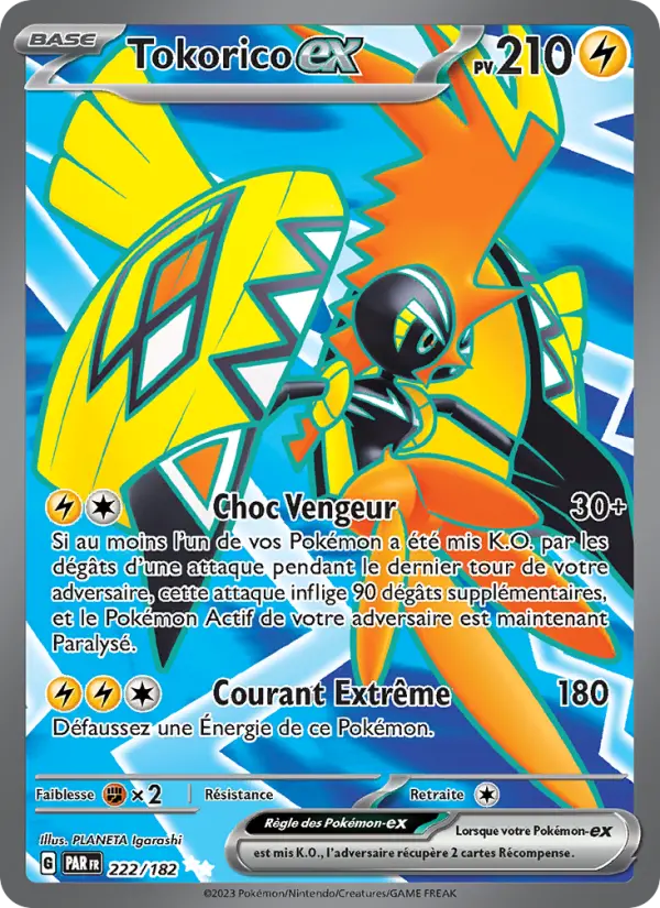 Carte Pokemon 222/182 Tokorico-ex | LorenZone