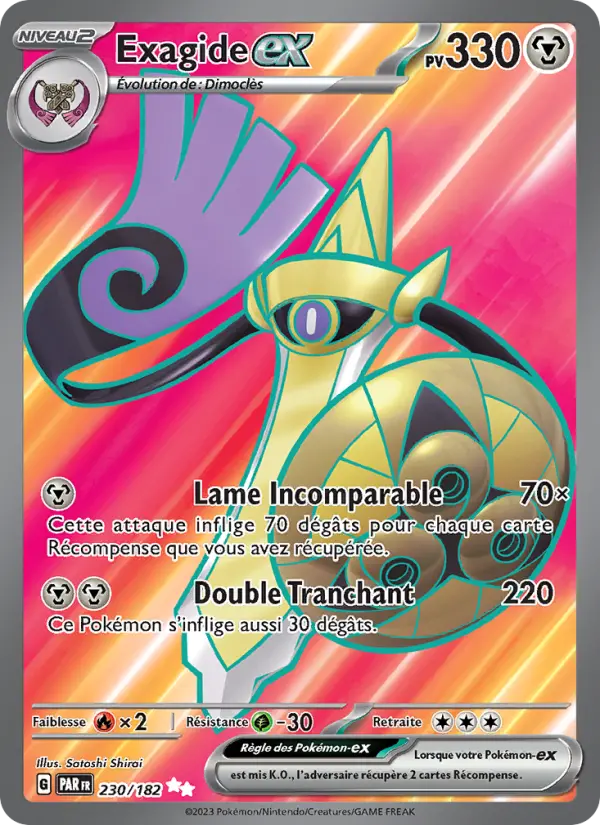 Carte Pokemon 230/182 Exagide-ex | LorenZone