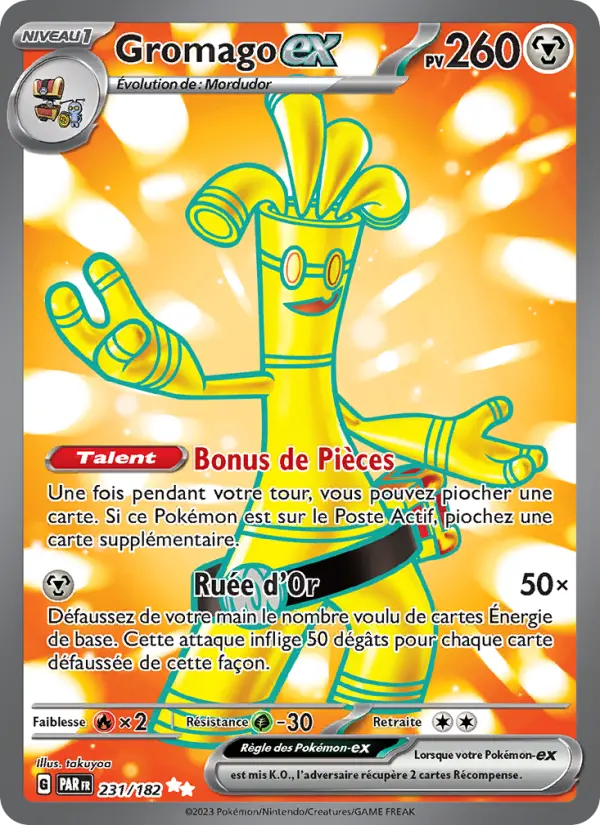 Carte Pokemon 231/182 Gromago-ex | LorenZone