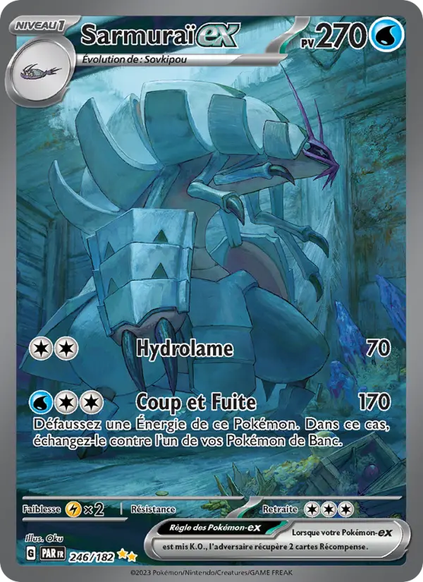 Carte Pokemon 246/182 Sarmuraï-ex Illustration Spéciale Rare | LorenZone