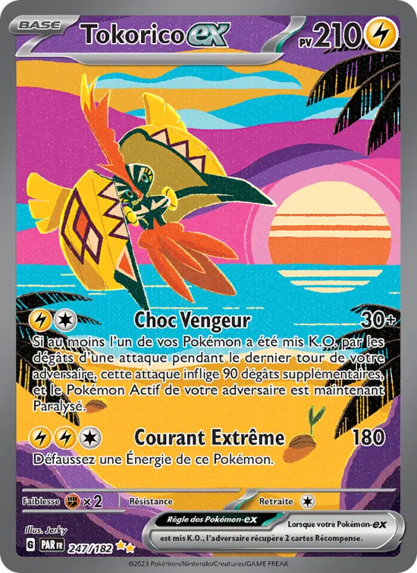 Carte Pokemon 247/182 Tokorico-ex Illustration Spéciale Rare | LorenZone
