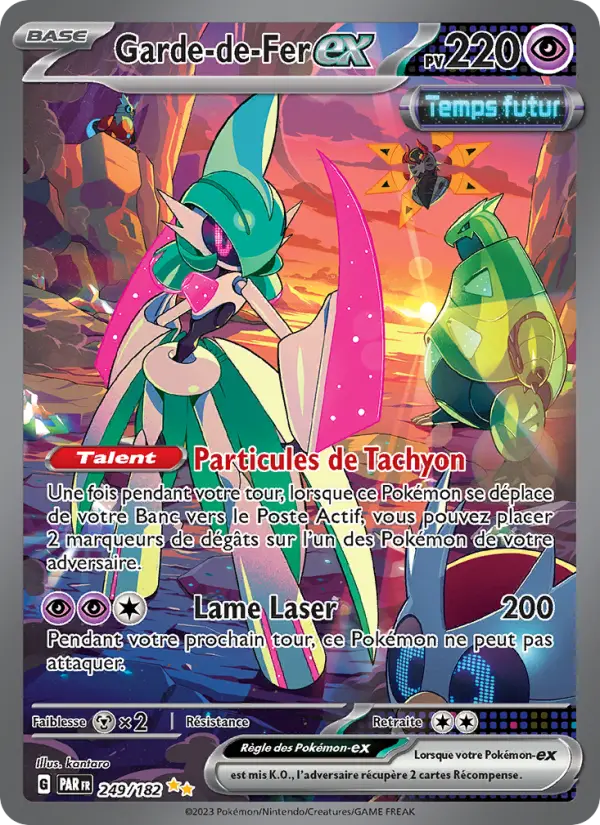 Carte Pokemon 249/182 Garde-de-Fer-ex Illustration Spéciale Rare | LorenZone