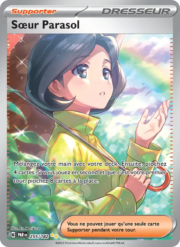 Carte Pokemon 255/182 Sœur Parasol Illustration Spéciale Rare | LorenZone
