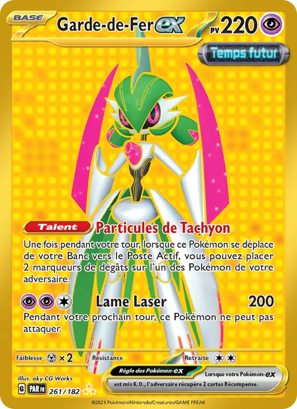 Carte Pokemon 261/182 Garde-de-Fer-ex Hyper Rare | LorenZone