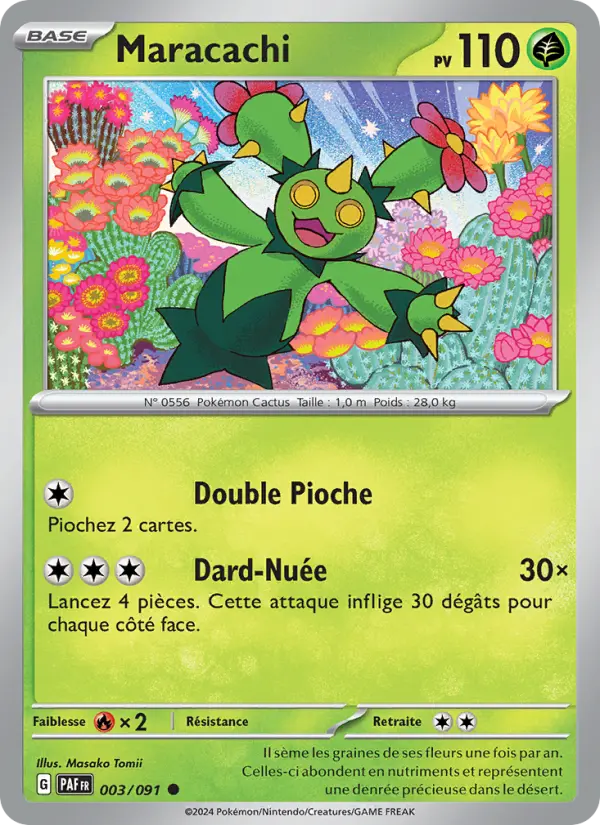 Carte Pokemon 003/091 Maracachi | LorenZone