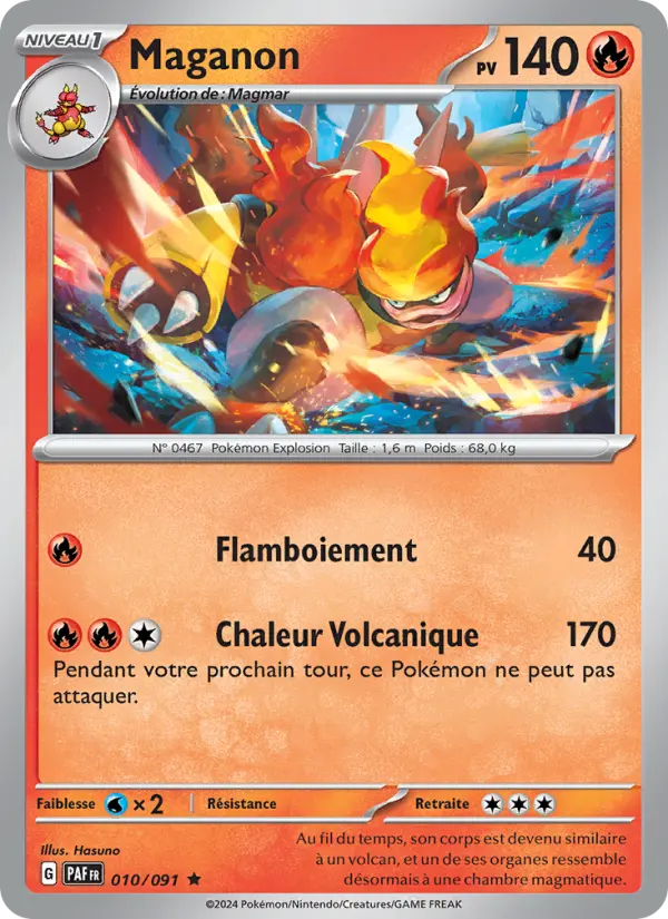 Carte Pokemon 010/091 Maganon Holo | LorenZone