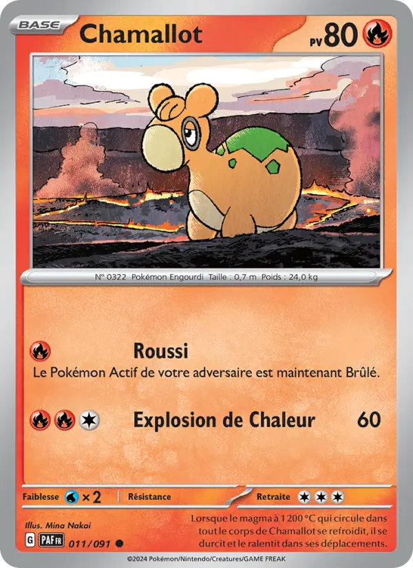 Carte Pokemon 011/091 Chamallot | LorenZone