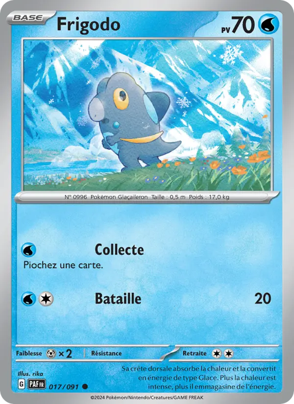 Carte Pokemon 017/091 Frigodo | LorenZone