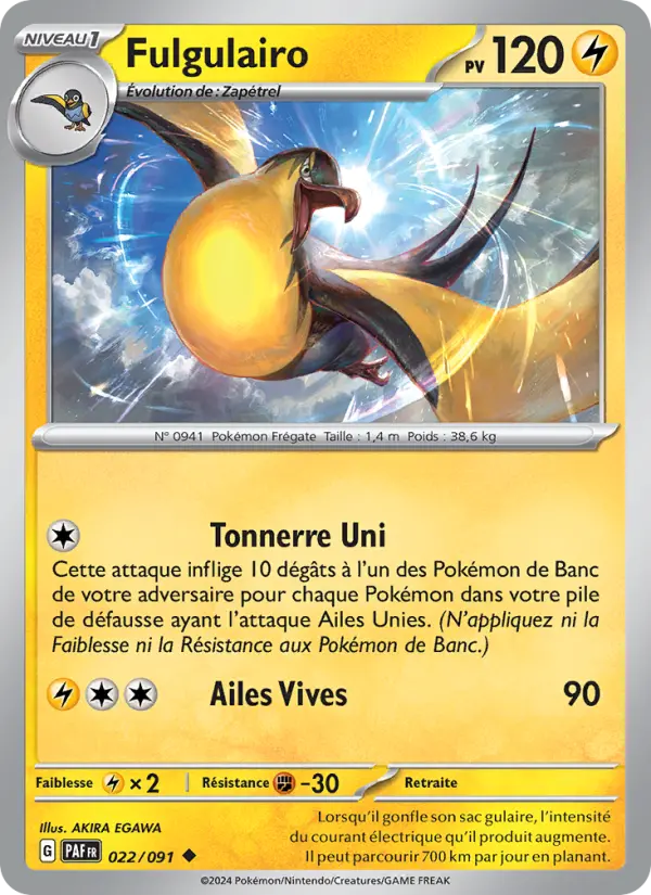 Carte Pokemon 022/091 Fulgulairo | LorenZone
