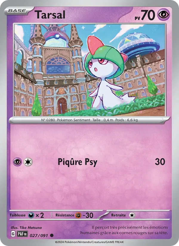 Carte Pokemon 027/091 Tarsal | LorenZone