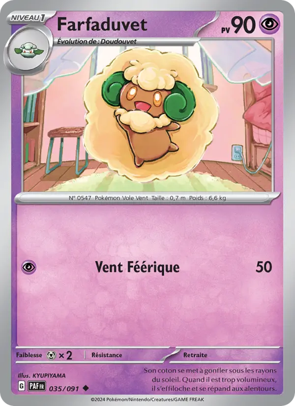 Carte Pokemon 035/091 Farfaduvet | LorenZone