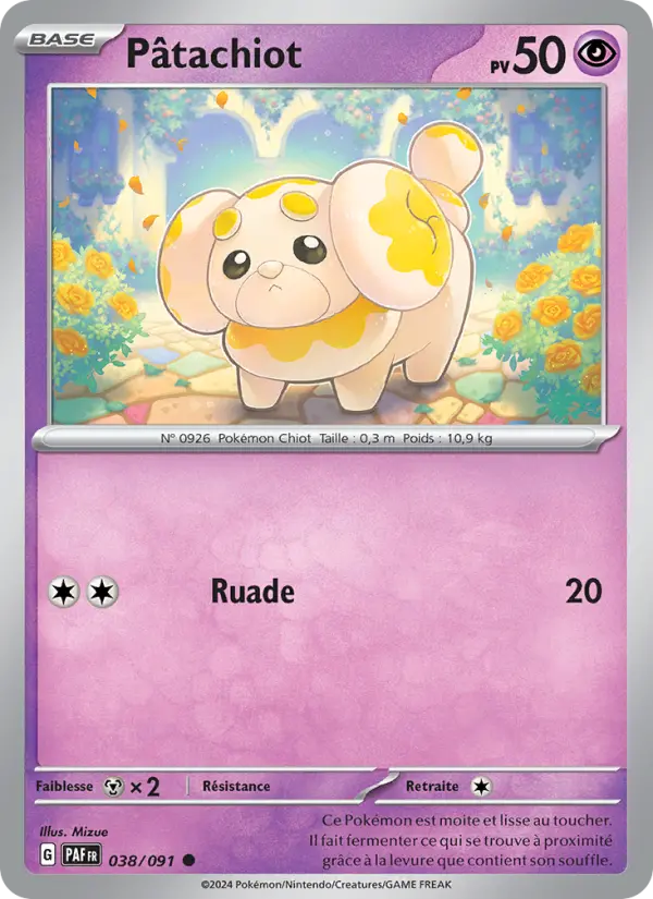 Carte Pokemon 038/091 Pâtachiot | LorenZone