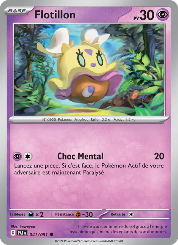 Carte Pokemon 041/091 Flotillon | LorenZone