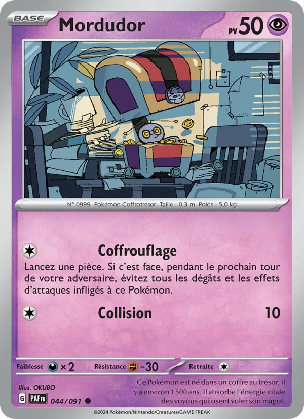 Carte Pokemon 044/091 Mordudor | LorenZone