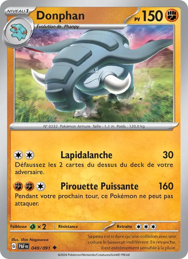 Carte Pokemon 049/091 Donphan | LorenZone