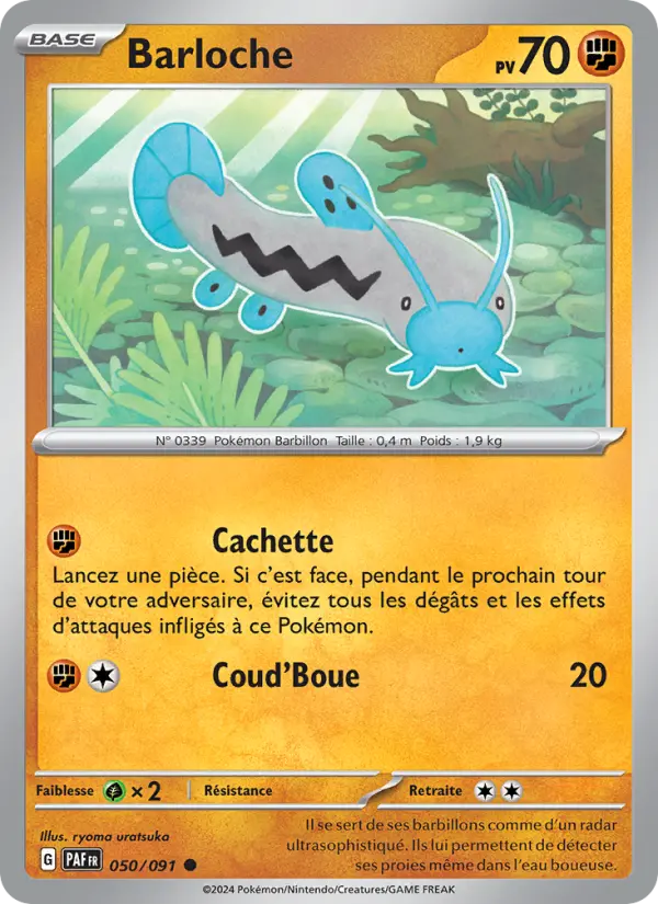 Carte Pokemon 050/091 Barloche | LorenZone