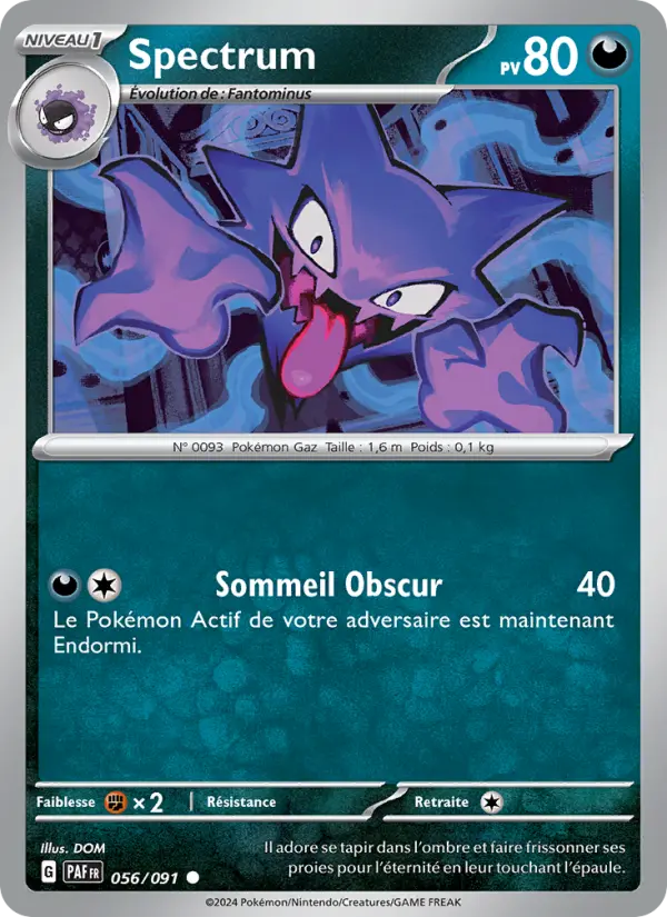 Carte Pokemon 056/091 Spectrum | LorenZone