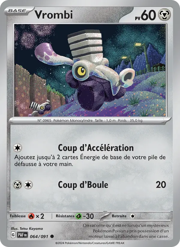 Carte Pokemon 064/091 Vrombi | LorenZone