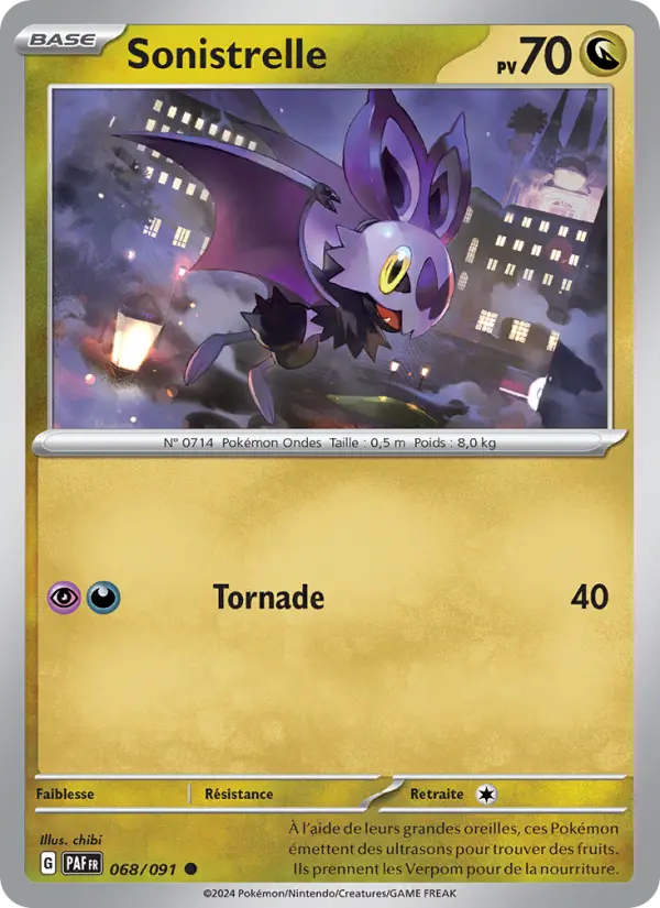 Carte Pokemon 068/091 Sonistrelle | LorenZone
