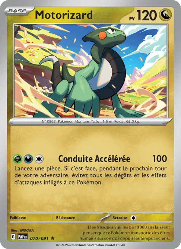 Carte Pokemon 070/091 Motorizard Holo | LorenZone