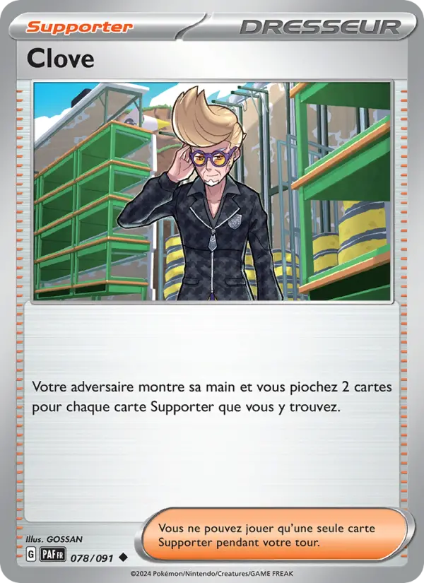 Carte Pokemon 078/091 Clove | LorenZone